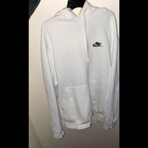 White Nike hoodie
